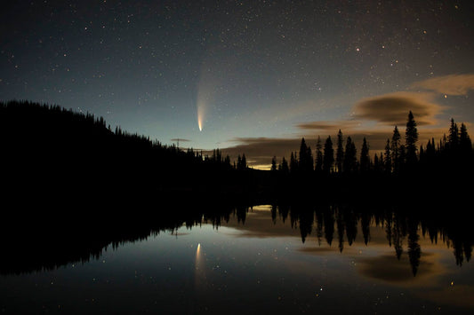 Neowise Comet over Bridal Lake