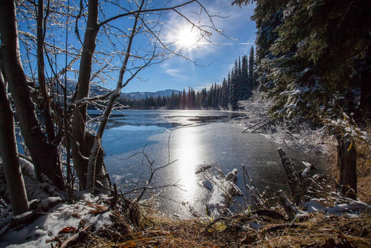 Winterscape at Nancy Greene Lake